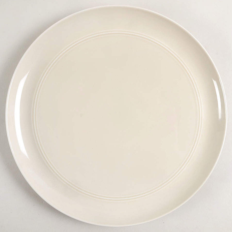Hue Ivory 12" Chop Plate (Round Platter) by Crate & Barrel-1
