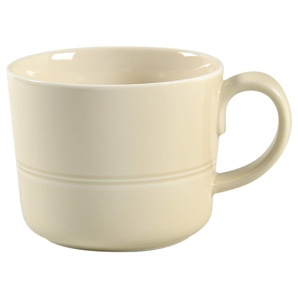 Hue Ivory Mug by Crate & Barrel-1