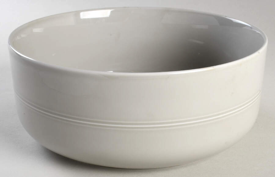 Hue Light Grey 9" Round Serving Bowl by Crate & Barrel-1
