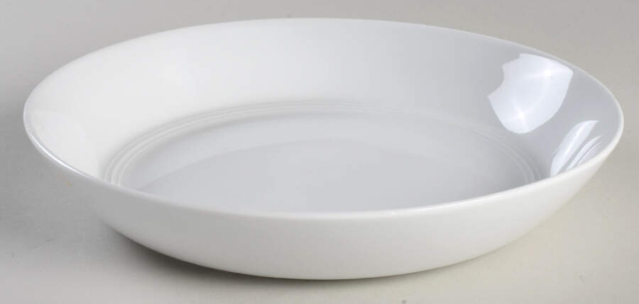 Hue White 8" Soup/Pasta Bowl by Crate & Barrel-1
