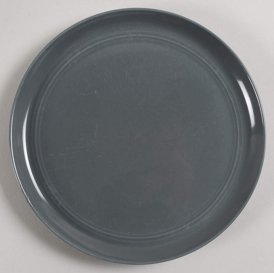 Hue Dark Grey Salad Plate by Crate & Barrel-1