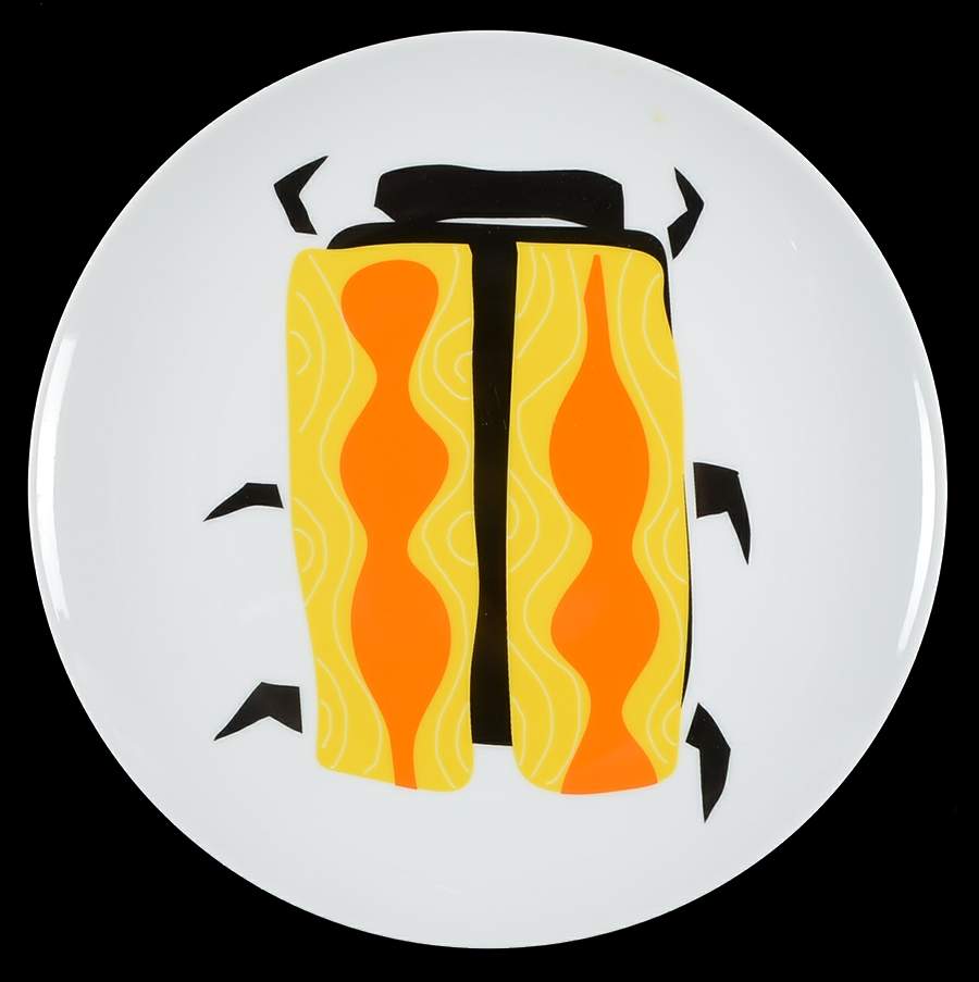 Beetle Dinner Plate by Crate & Barrel-1