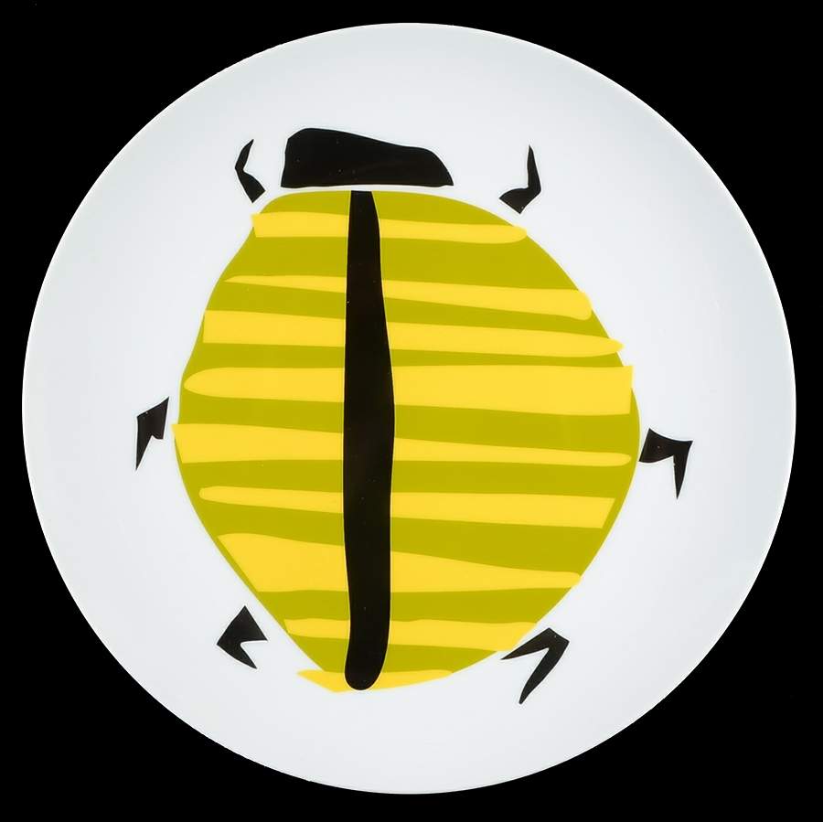 Beetle Dinner Plate by Crate & Barrel-1