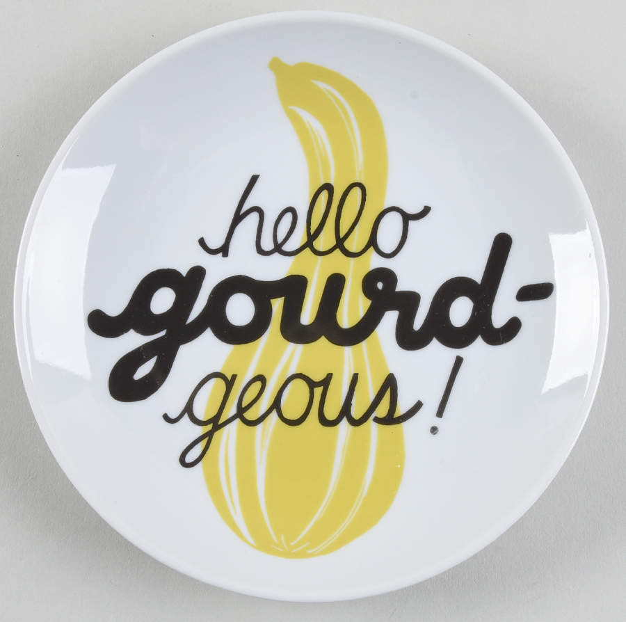 Pun Appetizer Plate by Crate & Barrel-1