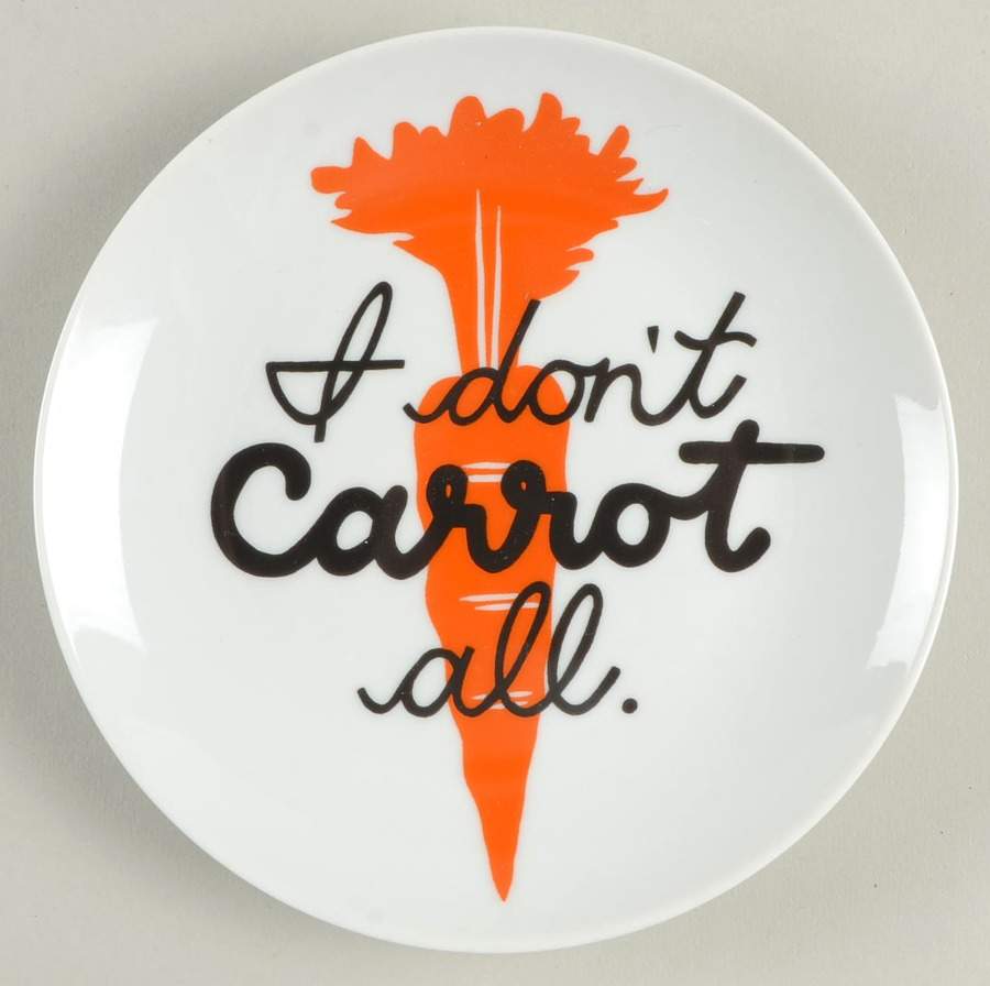 Pun Appetizer Plate by Crate & Barrel-1