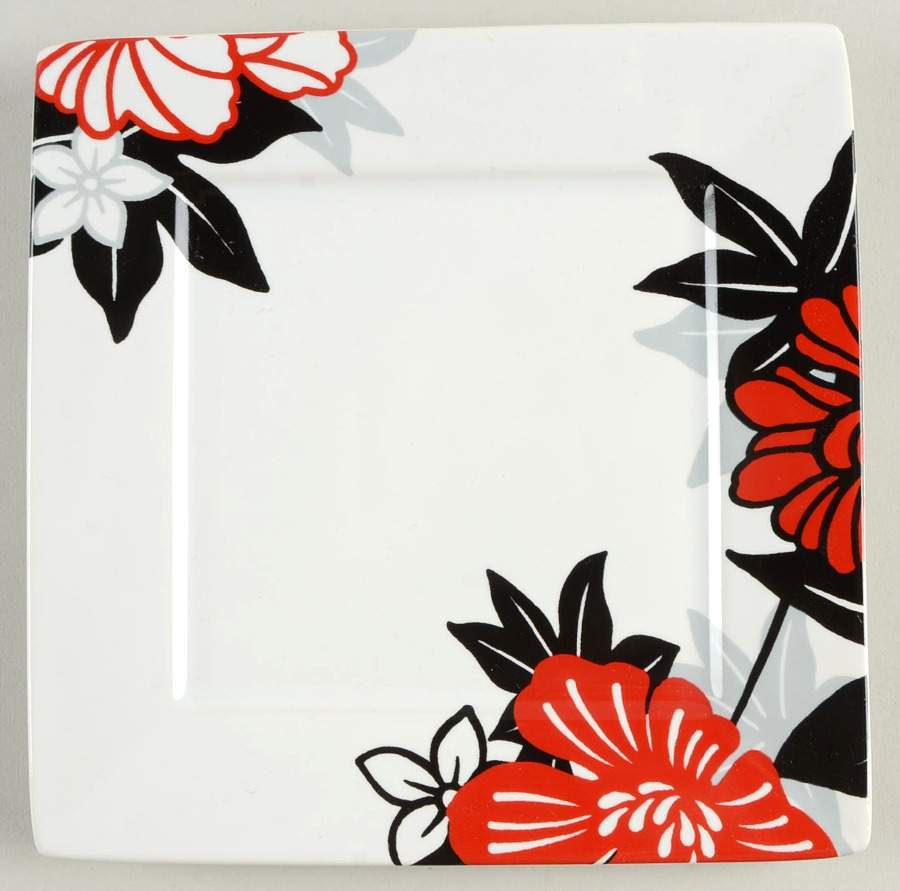 Fiorella (Hard Square) Square Salad Plate by Coventry (PTS)-1