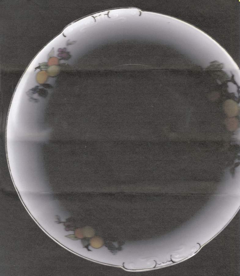 CZE288 Handled Cake Plate by Czechia-Czechoslovakia-1