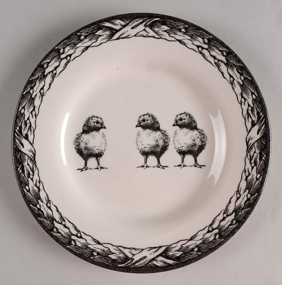 Sketch Chicks Salad Plate by Carly Dodsley-1