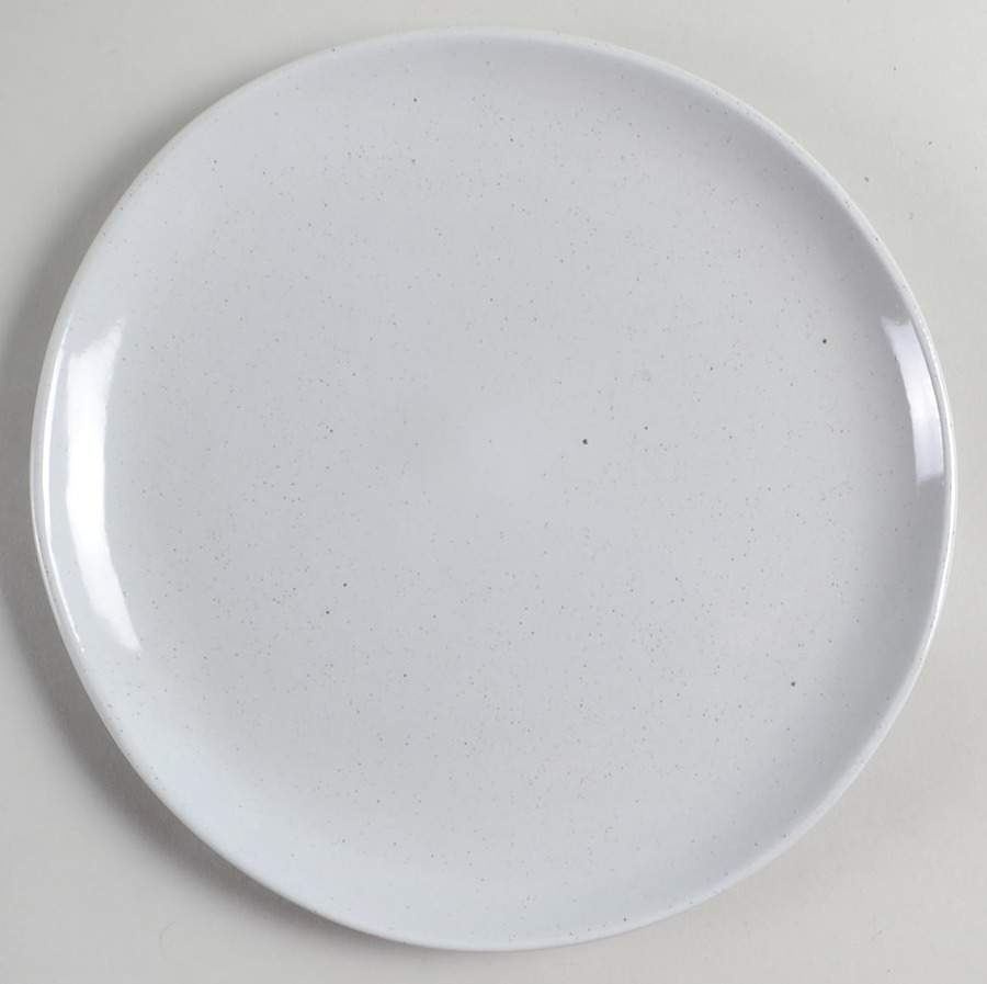 Welcome White Dinner Plate by Crate & Barrel-1