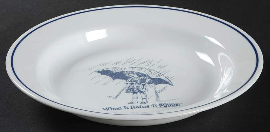 Morton Salt Rim Soup Bowl by Corning Corelle-1