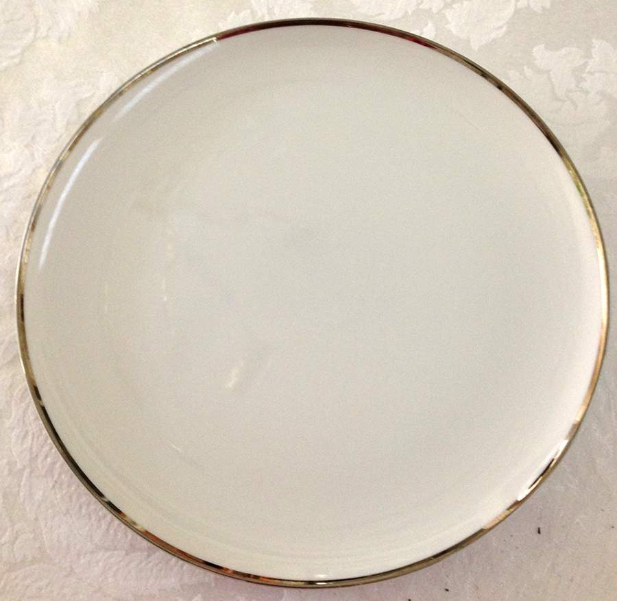 Platinum Ring Dinner Plate by Cathedral-1