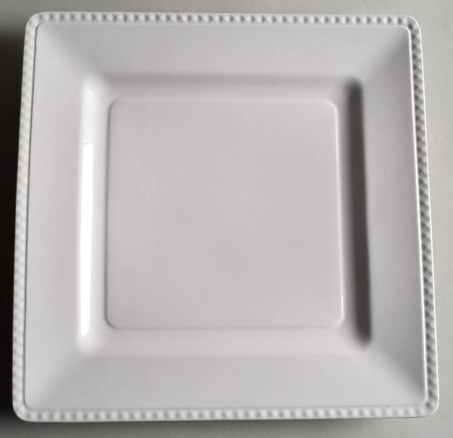 Chef's Collection (Hobnail) Square Dinner Plate by Ciroa-1