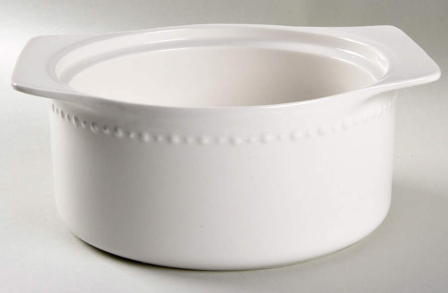 Chef's Collection (Hobnail) 2 Qt Round Covered Casserole No Lid by Ciroa-1