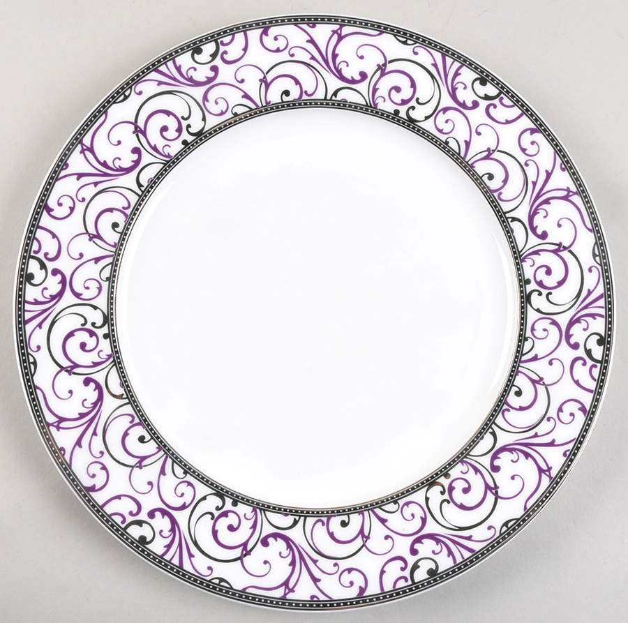 Veluto Purple Dinner Plate by Ciroa-1