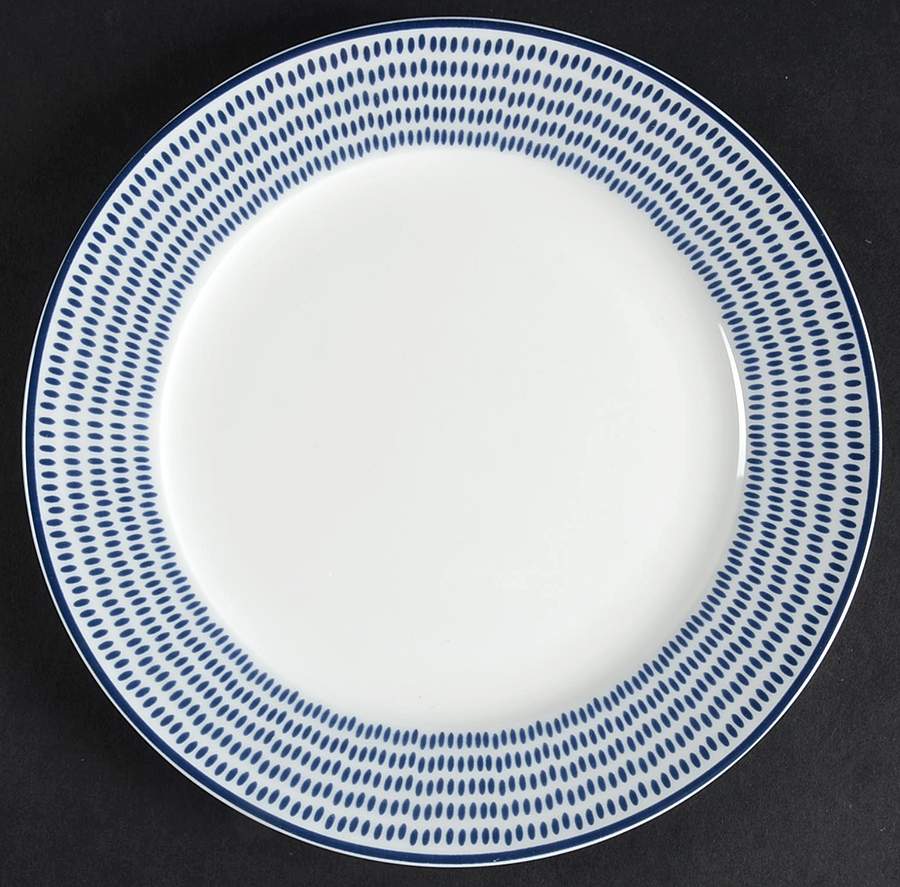 C6Y1 Navy Blue Salad Plate by Cynthia Rowley-1