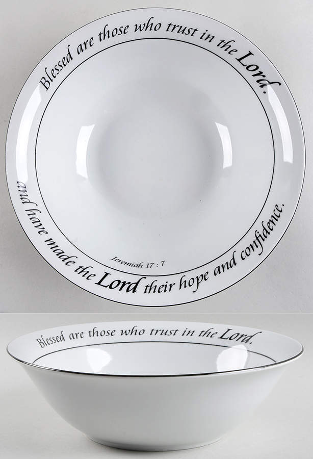 Daily Blessings 10" Round Serving Bowl by Coventry (PTS)-1