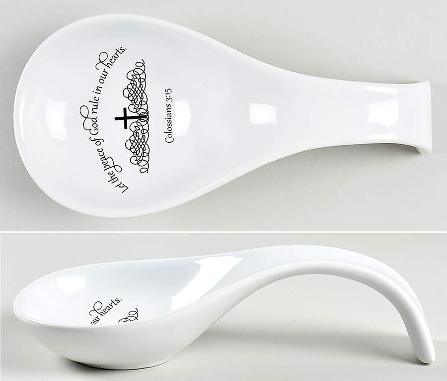 Daily Blessings Spoon Rest/Holder (Holds 1 Spoon) by Coventry (PTS)-1