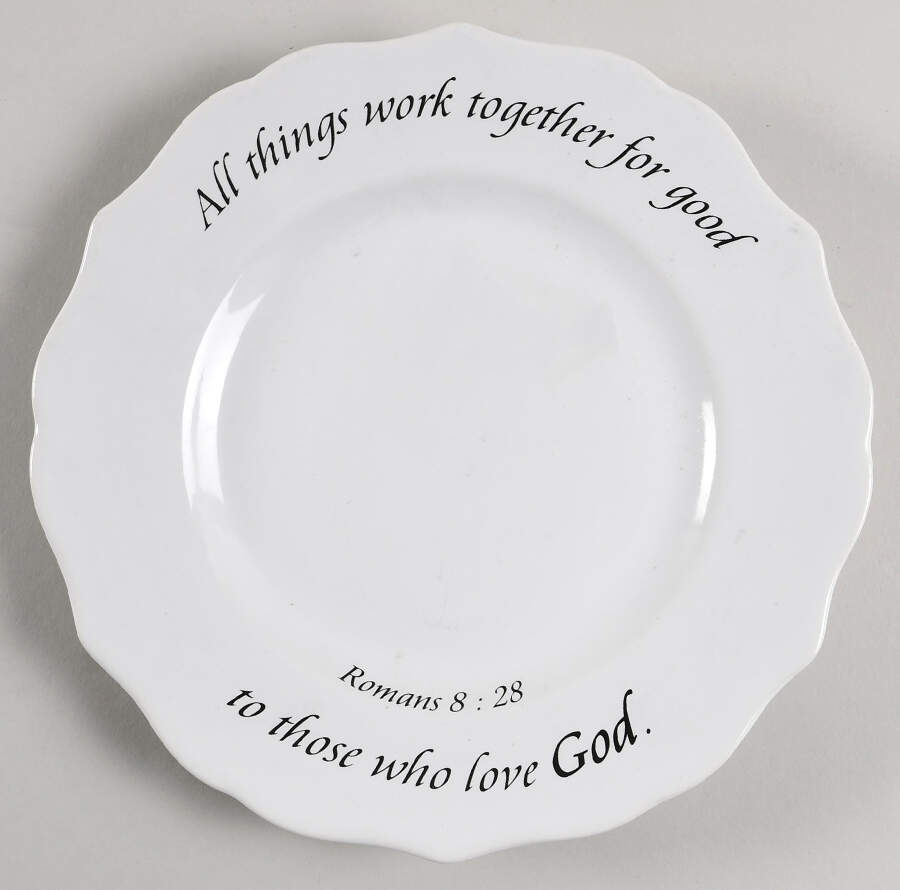 Daily Blessings Scalloped Salad Plate by Coventry (PTS)-1