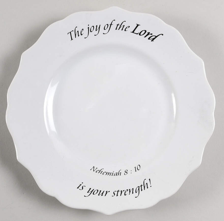 Daily Blessings Scalloped Salad Plate by Coventry (PTS)-1