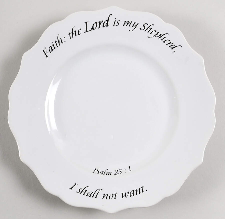 Daily Blessings Scalloped Salad Plate by Coventry (PTS)-1