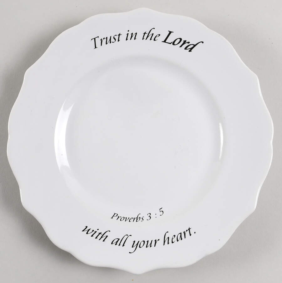 Daily Blessings Scalloped Salad Plate by Coventry (PTS)-1