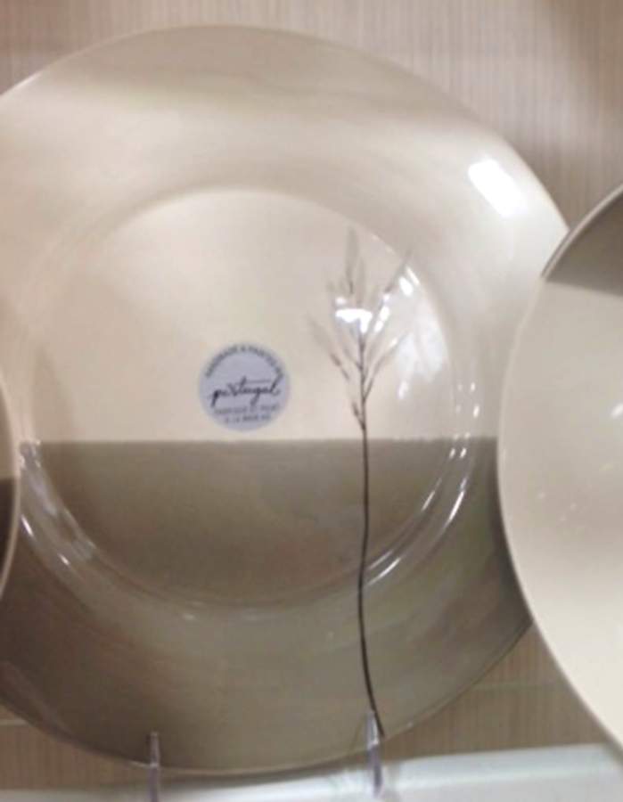 C9M8 Taupe 15" Chop Plate (Round Platter) by CMG Ceramicas-1