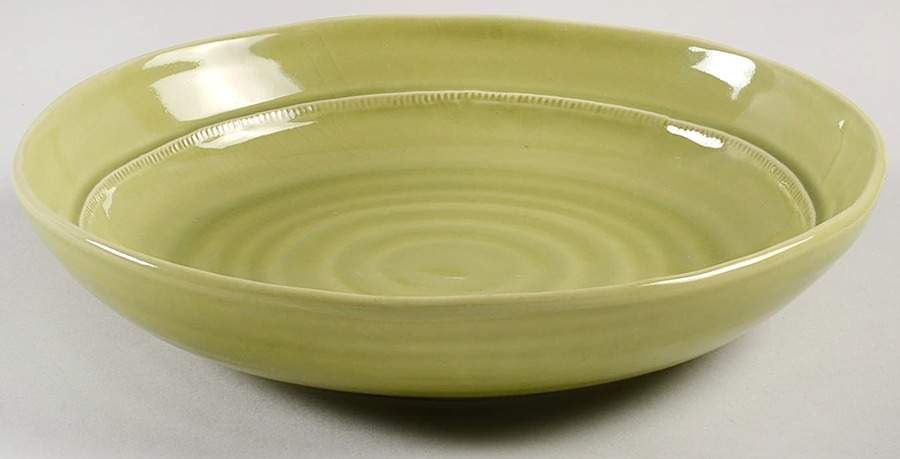 C7I4 Green Soup/Cereal Bowl by Ceramisia-1