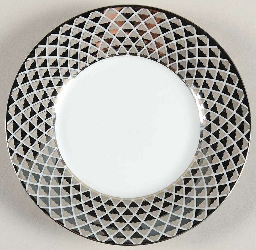 Lattis Platinum Appetizer Plate by Ciroa-1