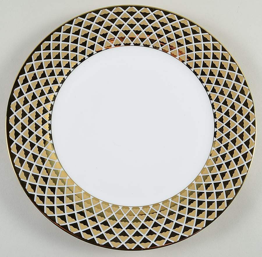 Lattis Gold Dinner Plate by Ciroa-1