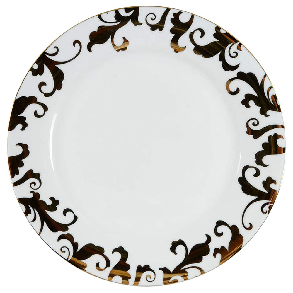 Fiori Gold Dinner Plate by Ciroa-1