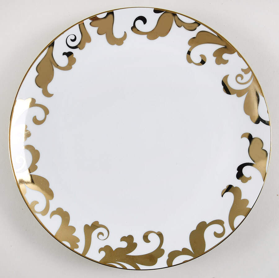 Fiori Gold Service Plate (Charger) by Ciroa-1