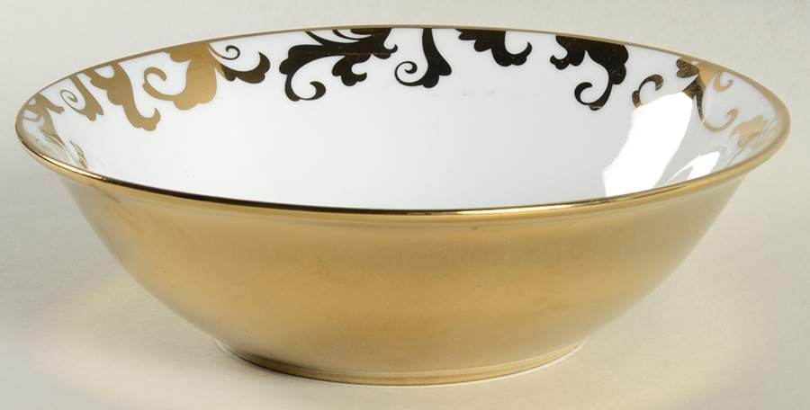 Fiori Gold Soup/Cereal Bowl by Ciroa-1