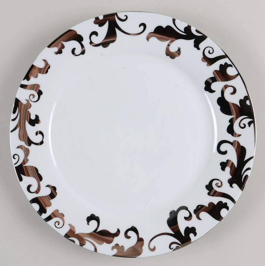 Fiori Platinum Dinner Plate by Ciroa-1
