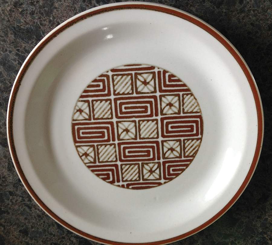 Argus Dinner Plate by Corum Ceram (Japan)-1