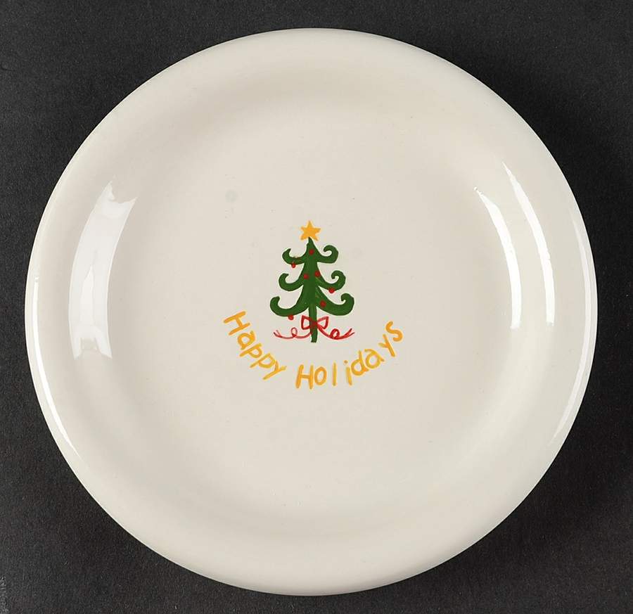 Happy Holidays Appetizer Plate by BIA Cordon Bleu-1