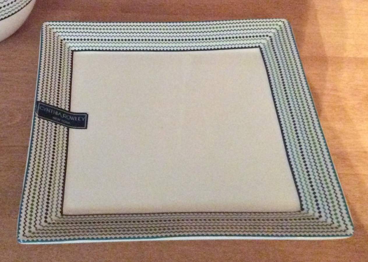 C6Y2 Square Luncheon Plate by Cynthia Rowley-1