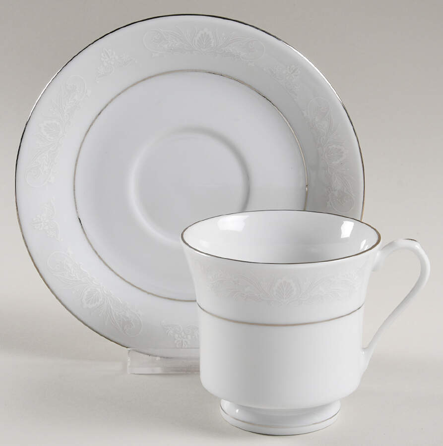 CRM14 Footed Cup & Saucer Set by Crown Ming-1