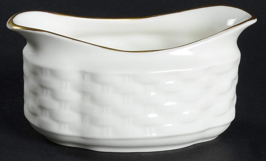 Nantucket (Gold Trim) Strawberry Basket-Open Sugar by Coalport-1