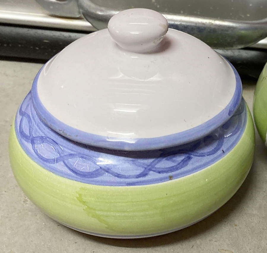 CAA76 Sugar Bowl & Lid by Caleca-1