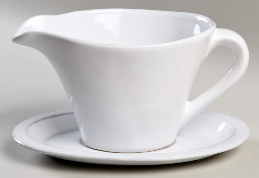 Marbury Gravy Boat & Underplate by Crate & Barrel-1