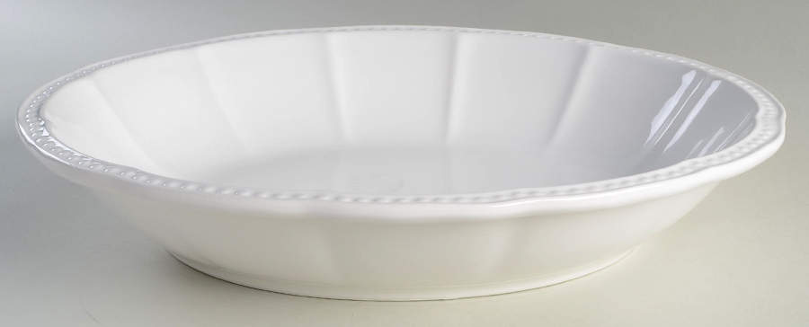 Perla 16" Oval Vegetable Bowl by Ceramiche Cos-Met-1