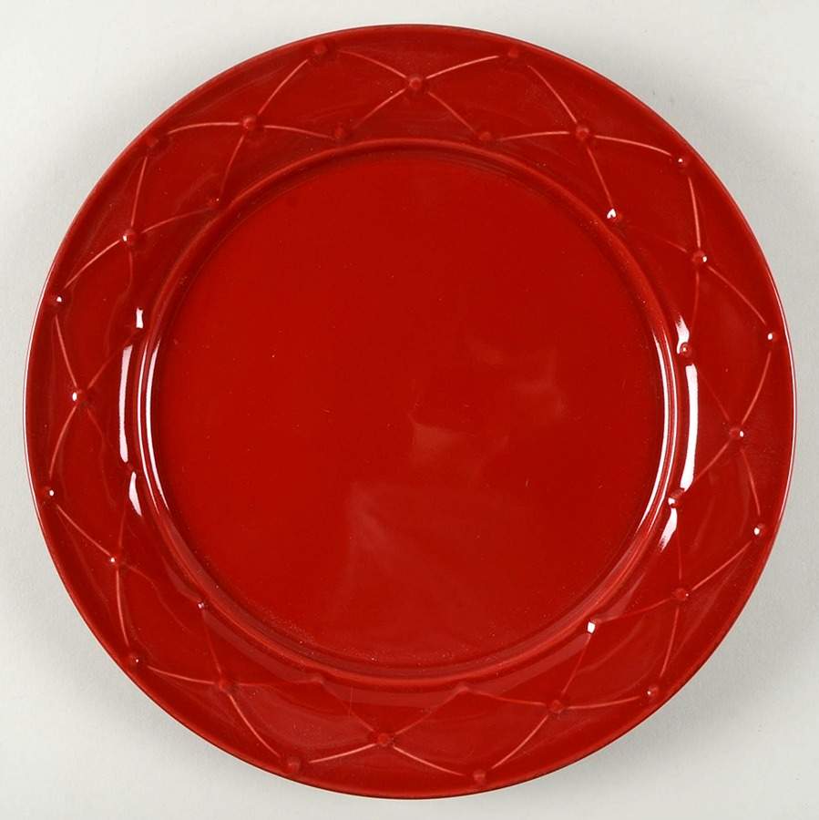 Meridian Red Dinner Plate by Casafina-1