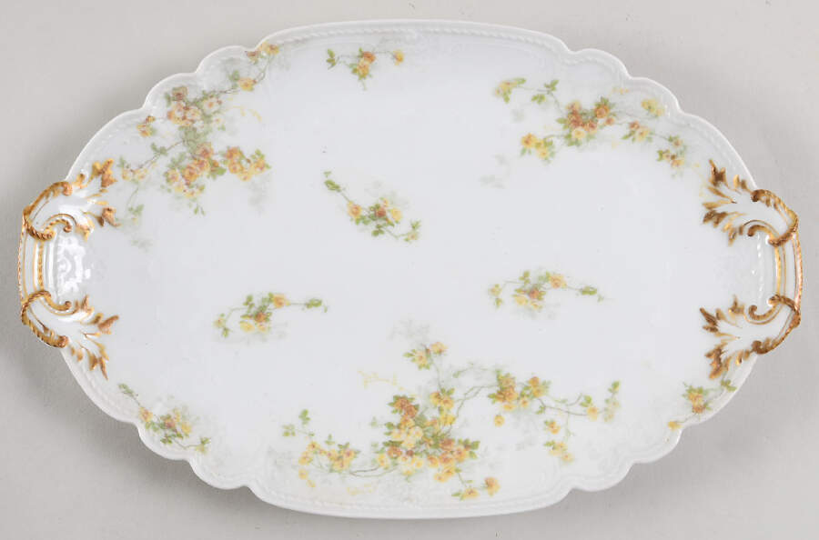 CHF60-2 12" Oval Serving Platter by Charles Field Haviland-1