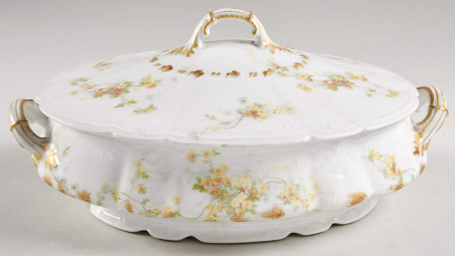 CHF60-2 Oval Covered Vegetable by Charles Field Haviland-1
