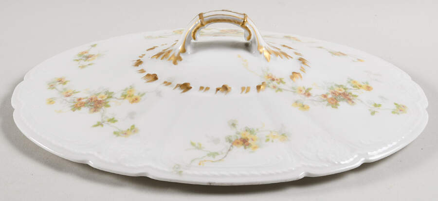 CHF60-2 Lid for Oval Vegetable by Charles Field Haviland-1