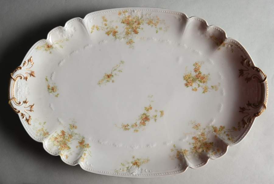 CHF60-2 19" Oval Serving Platter by Charles Field Haviland-1