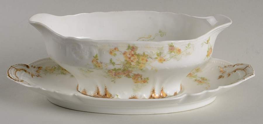 CHF60-2 Gravy Boat & Underplate by Charles Field Haviland-1