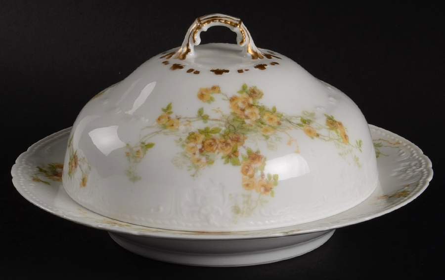 CHF60-2 Round Covered Butter by Charles Field Haviland-1
