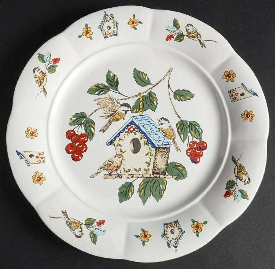 Feathered Friends Dinner Plate by Century China-1
