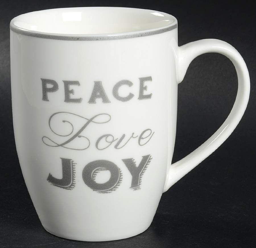 Peace Love Joy Mug by Ciroa-1